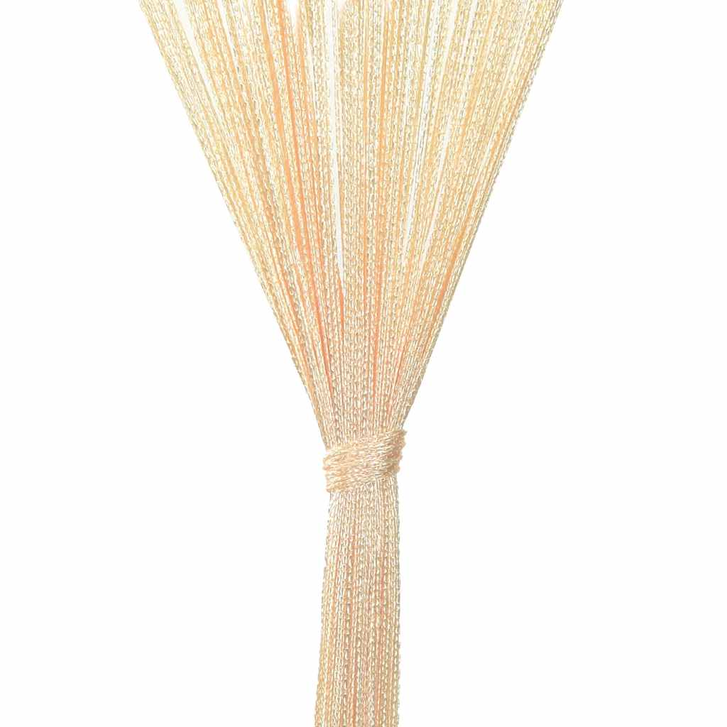 2 Pz Tende a Fili 140x250 cm Crema