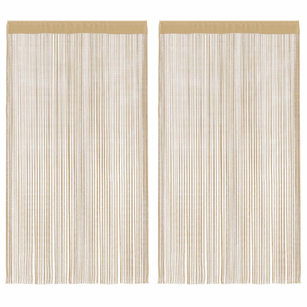 2 Pz Tende a Fili 140x250 cm Beige