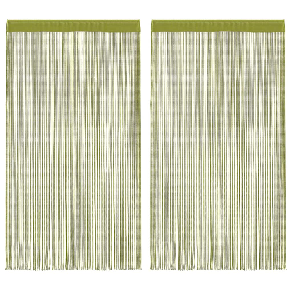 2 Pz Tende a Fili 140x250 cm Verdi
