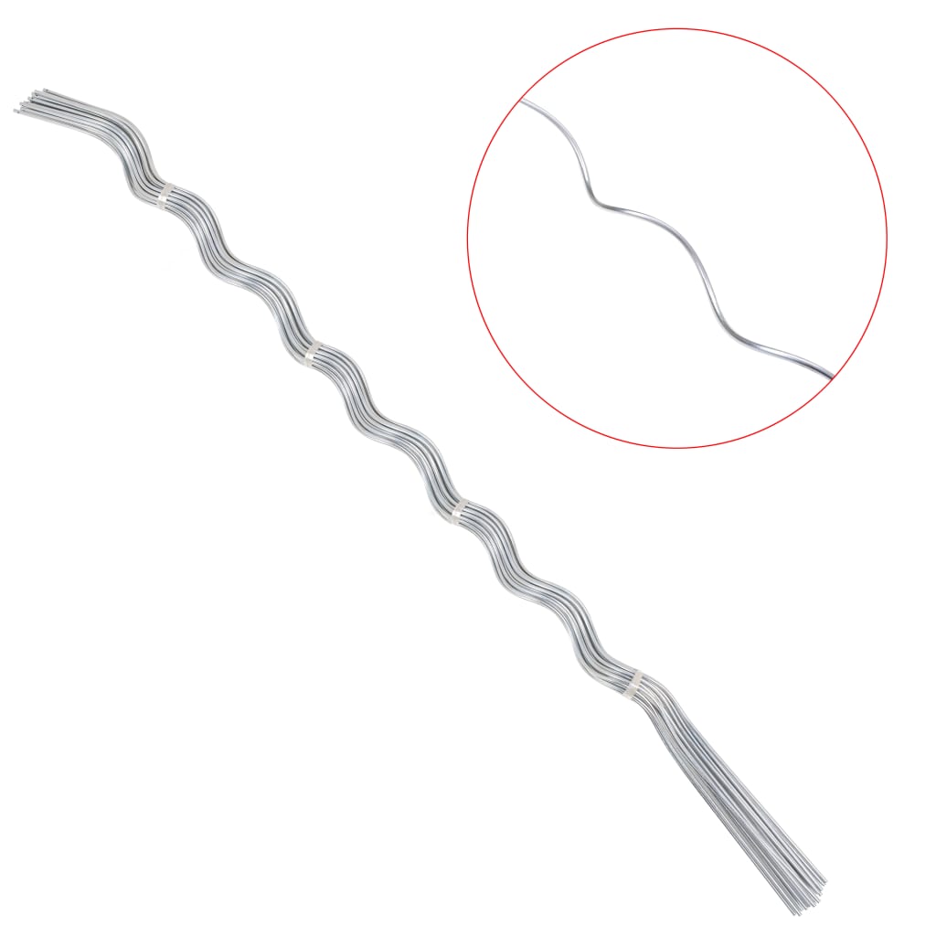 20 pz Supporti a Spirale per Piante 170 cm in Acciaio Zincato