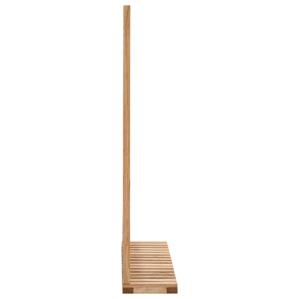 Mobiletto per Lavello con Specchio in Legno Massello di Noce