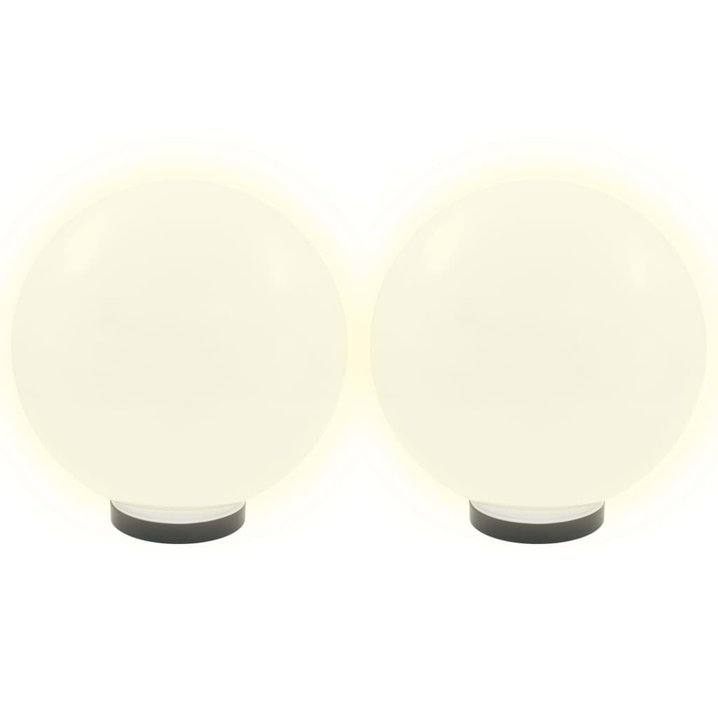 Set Lampade a LED Sferiche 4 pz 30 cm in PMMA