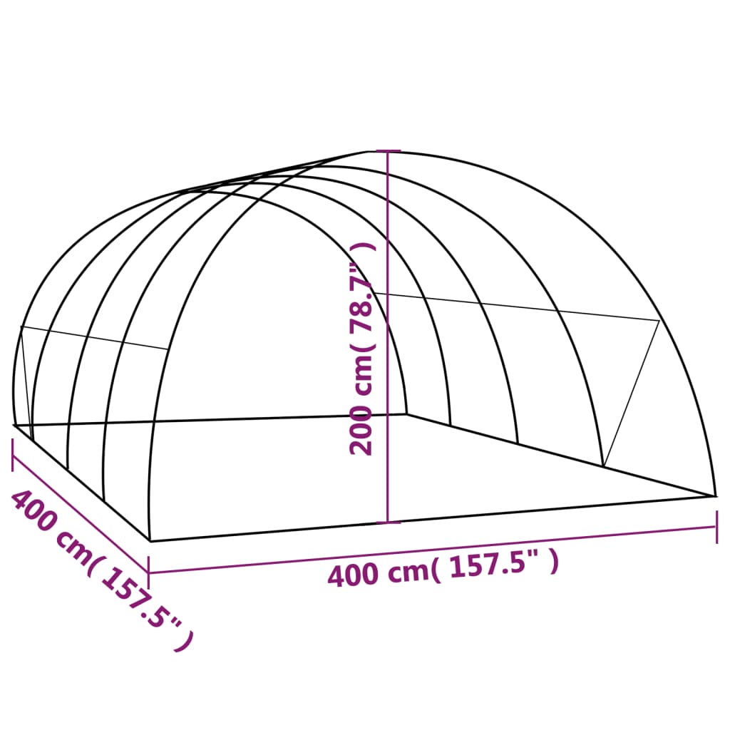 Serra 16 m² 4x4x2 m