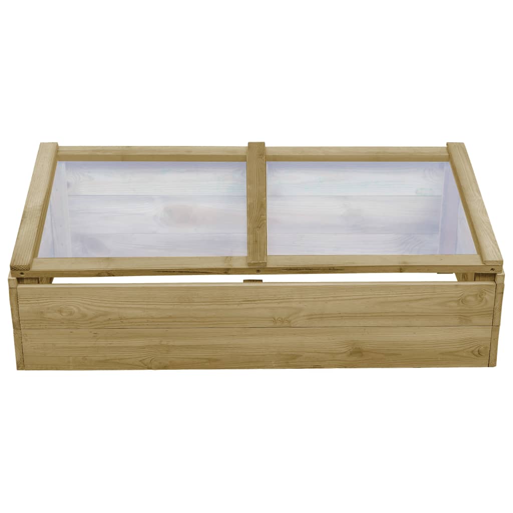 Serre 2 pz in Legno di Pino Impregnato 100x50x35 cm
