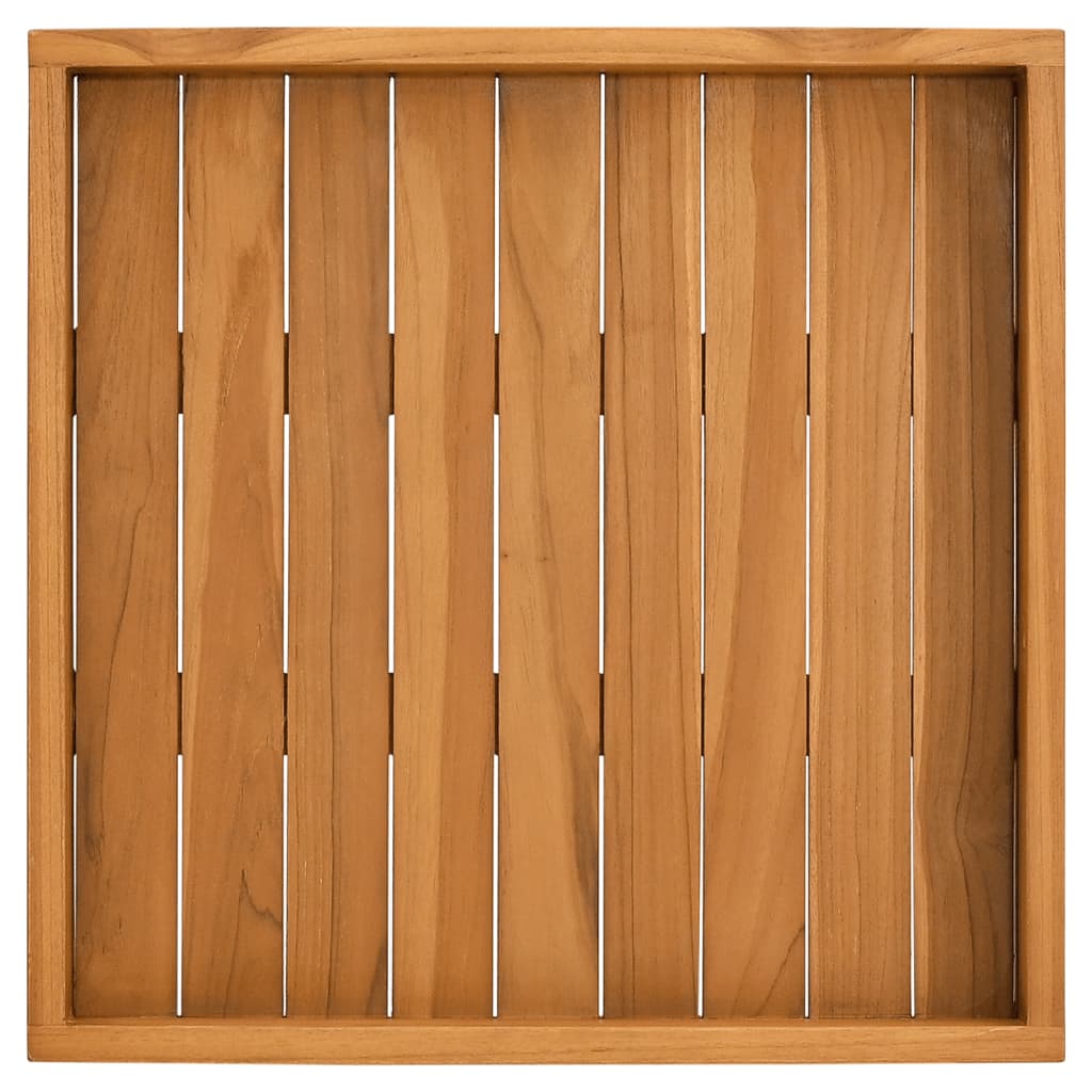 Vassoio da Portata 50x50 cm in Legno Massello di Teak