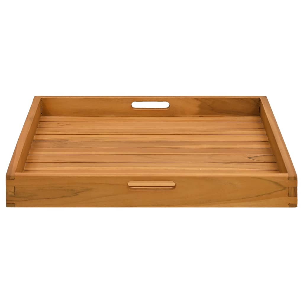 Vassoio da Portata 60x60 cm in Legno Massello di Teak