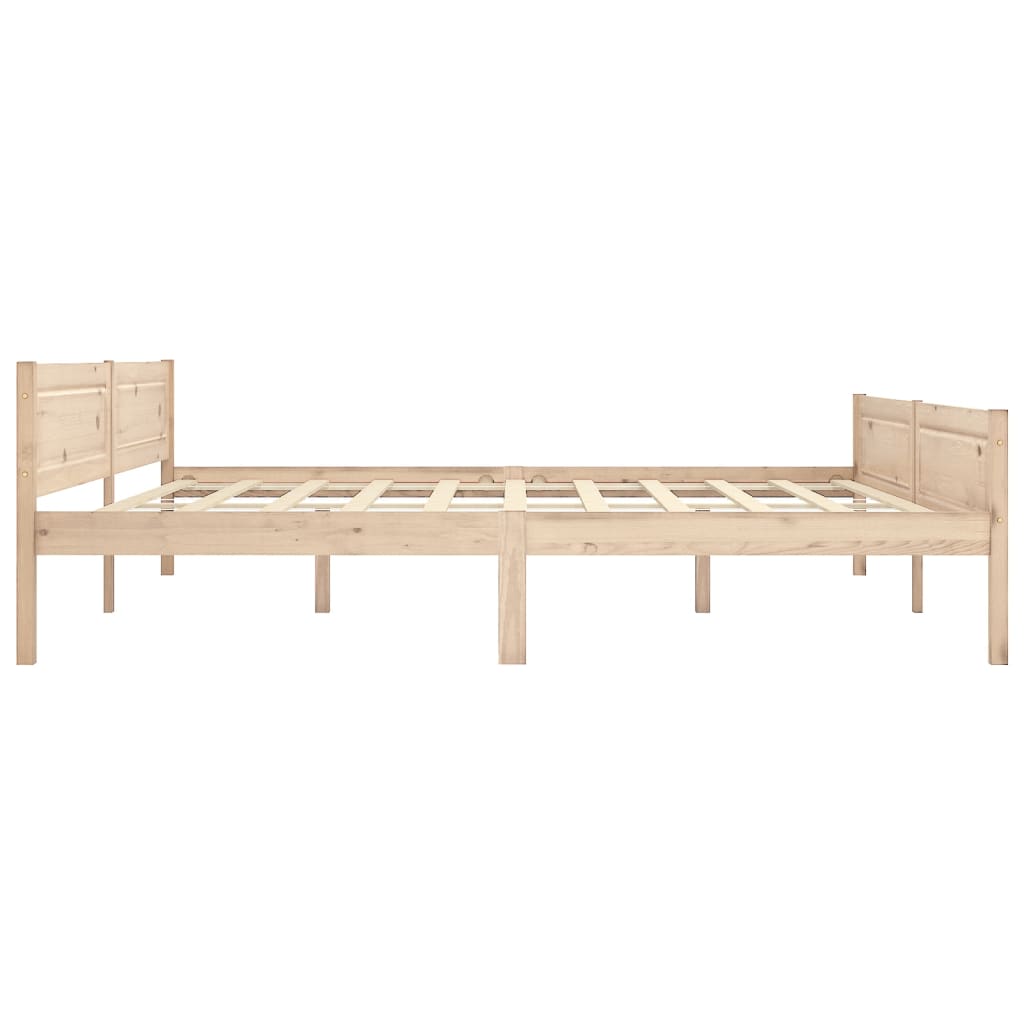 Giroletto senza Materasso 200x200 cm in Legno Massello Pino