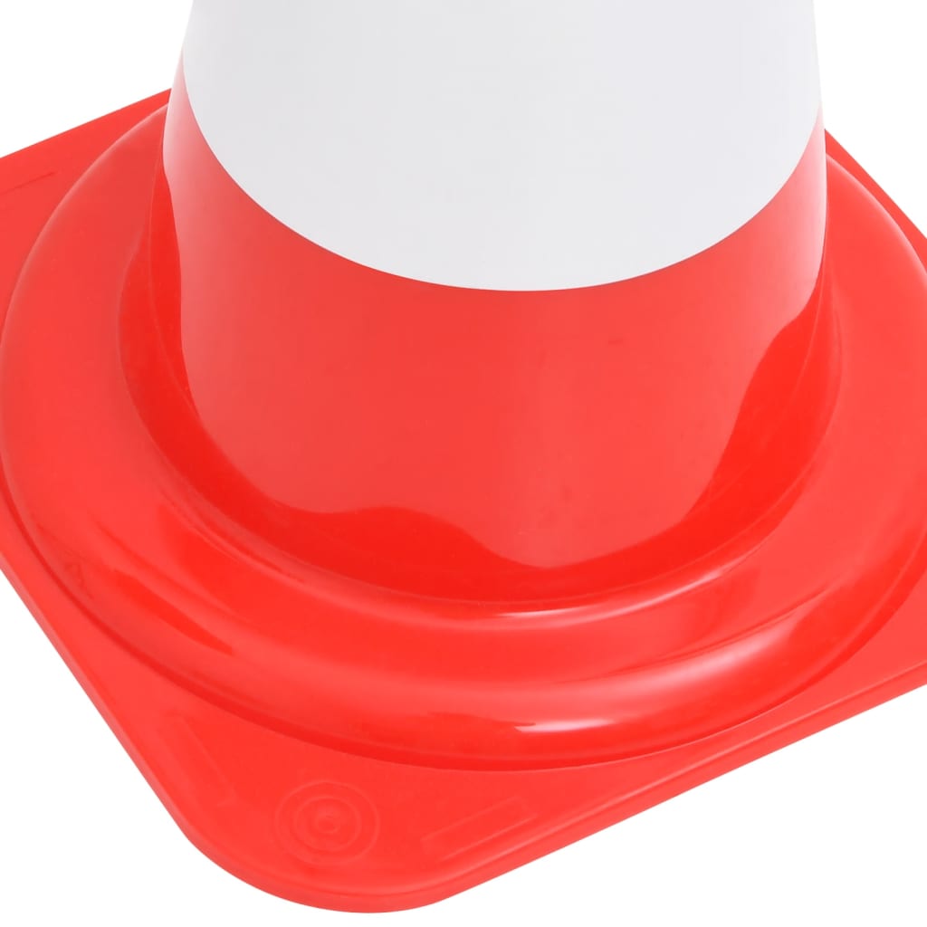 Set Segnaletica Coni Stradali e Catena da 10 m Rosso Bianco