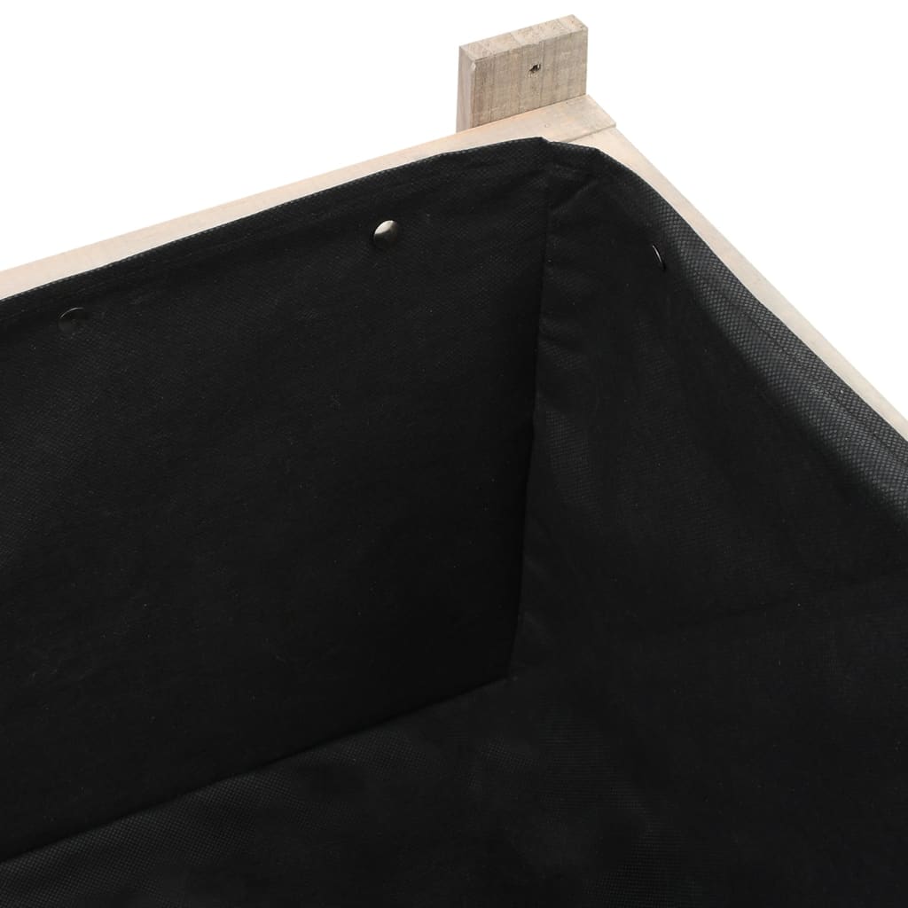 Aiuola Rialzata con Copertura Serra 110x54x120cm Abete Massello
