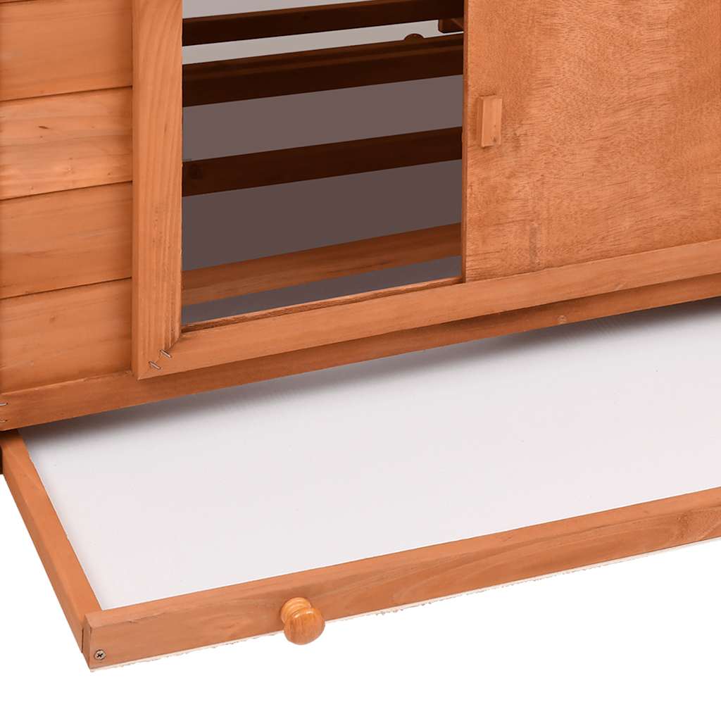Pollaio 150x96x110 cm in Legno Massello di Abete