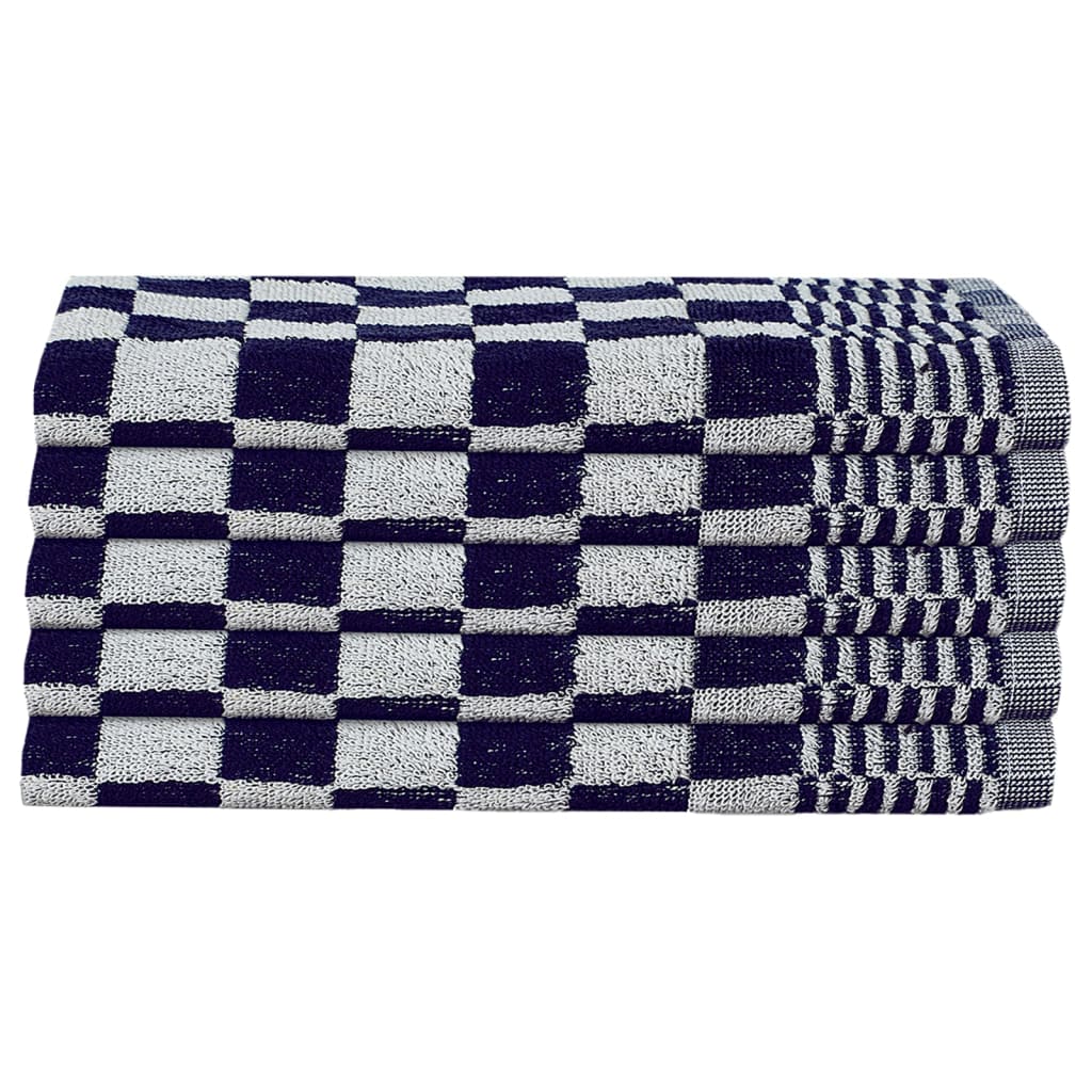 Set Strofinacci 50 pz in Cotone Blu e Bianco