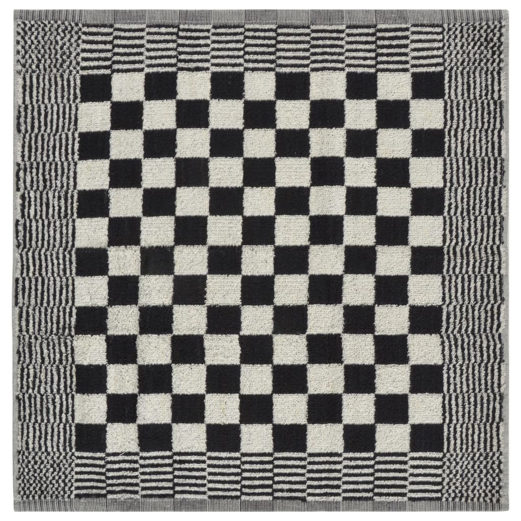 Set Strofinacci 10 pz in Cotone Nero e Bianco