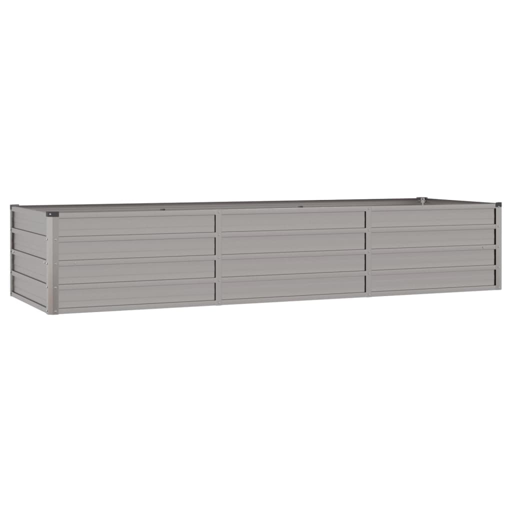 Letto Rialzato da Giardino Ruggine 240x80x45 cm Acciaio Corten
