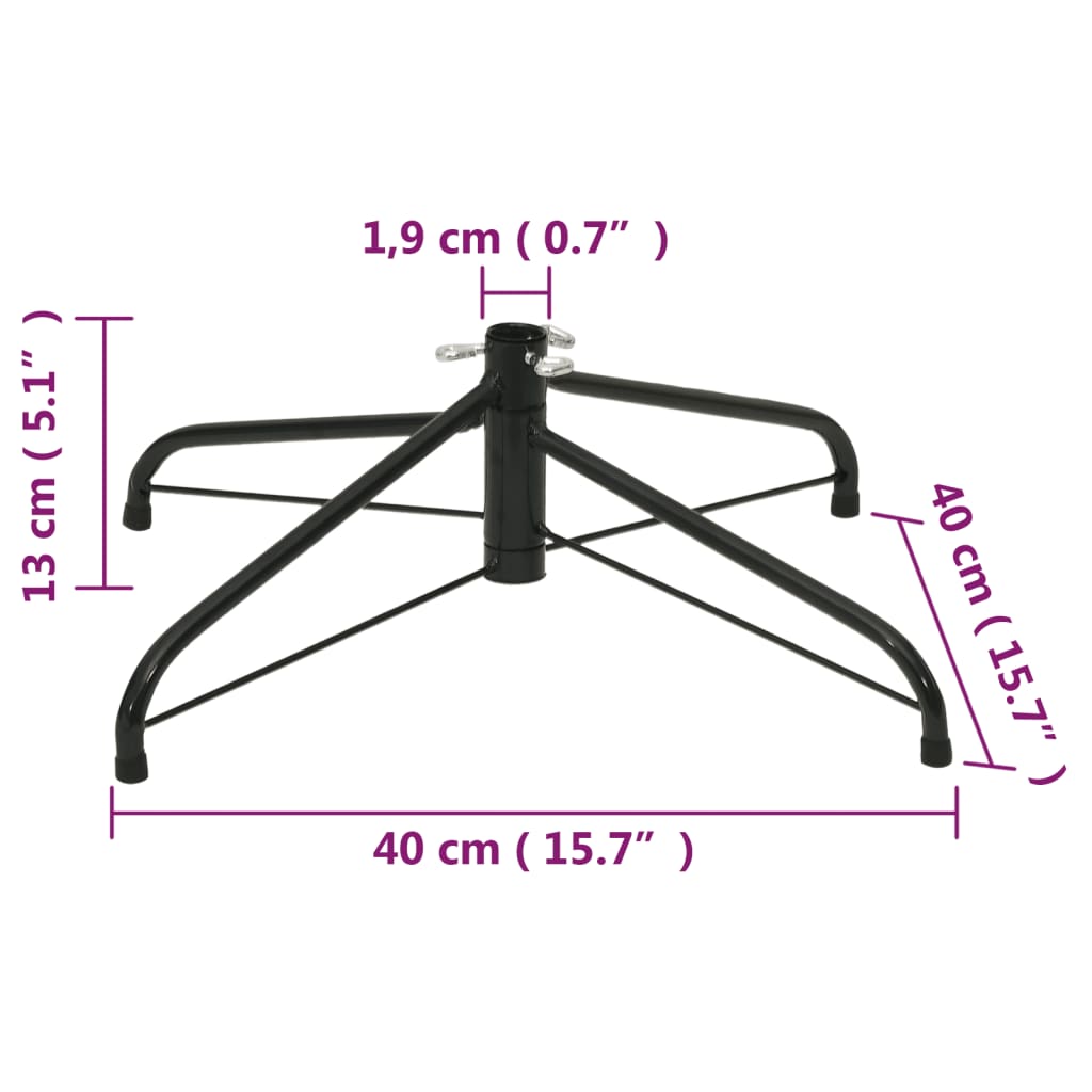 Supporto per Albero di Natale 40x40x13 cm
