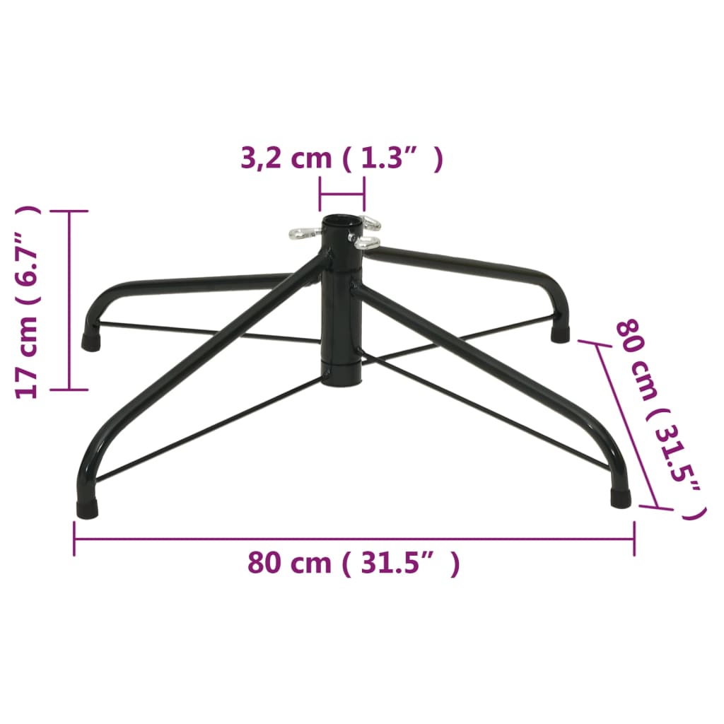 Supporto per Albero di Natale 80x80x17 cm