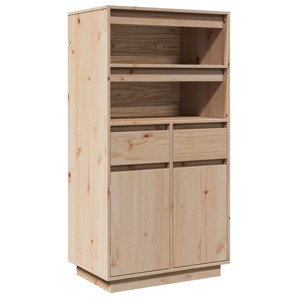Credenza 60x40x116,5 cm in Legno Massello di Pino