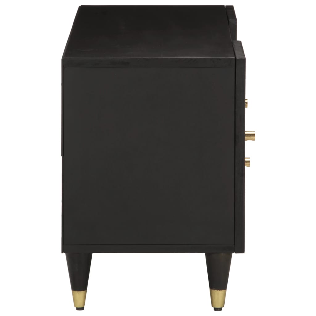 Mobile Porta TV 105x33x46cm in Legno Massello di Mango