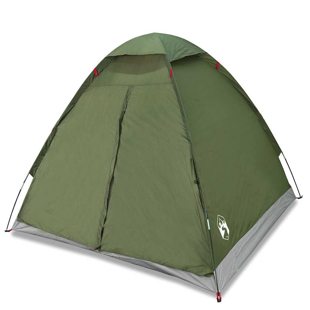 Tenda da Campeggio a Cupola 2 Persone Verde Oliva Impermeabile