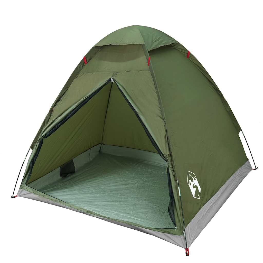 Tenda da Campeggio a Cupola 2 Persone Verde Oliva Impermeabile