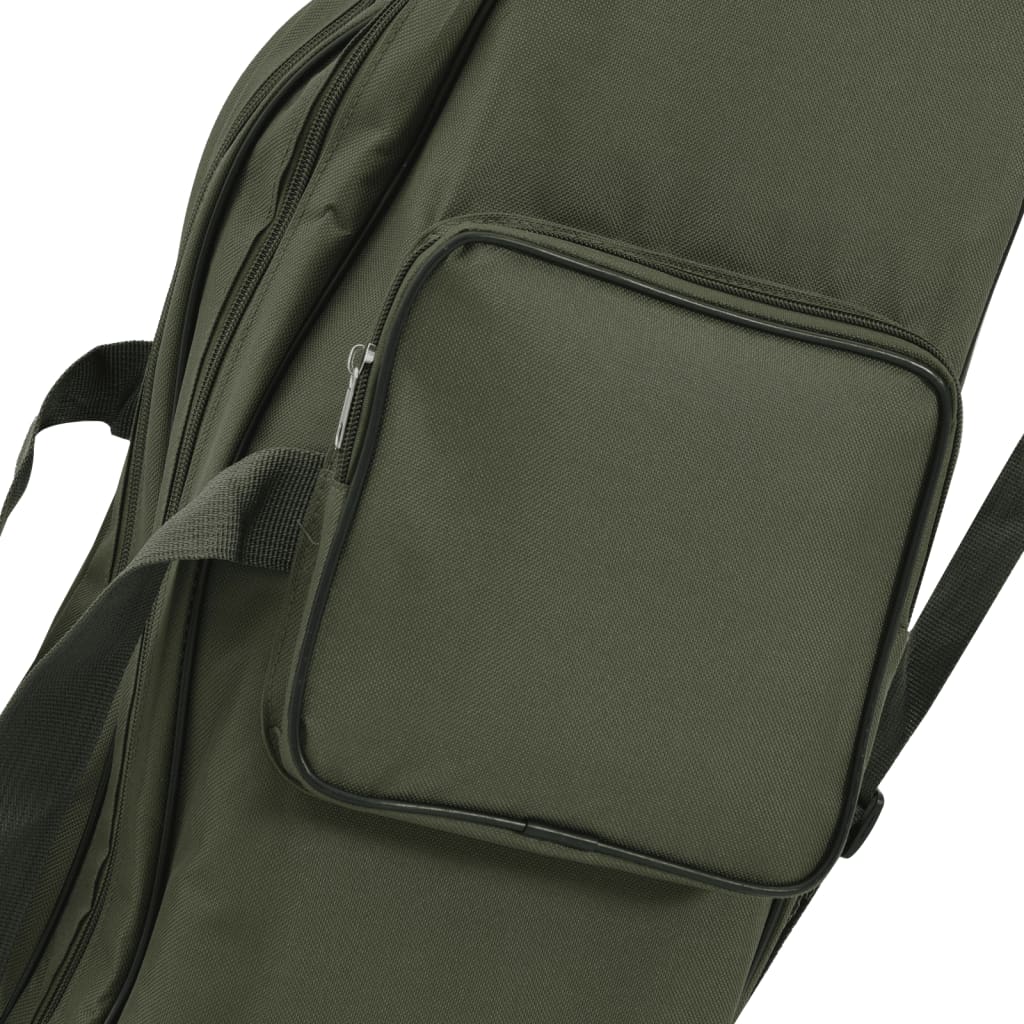 Borsa per Canna da Pesca Verde 160 cm in Tessuto Oxford