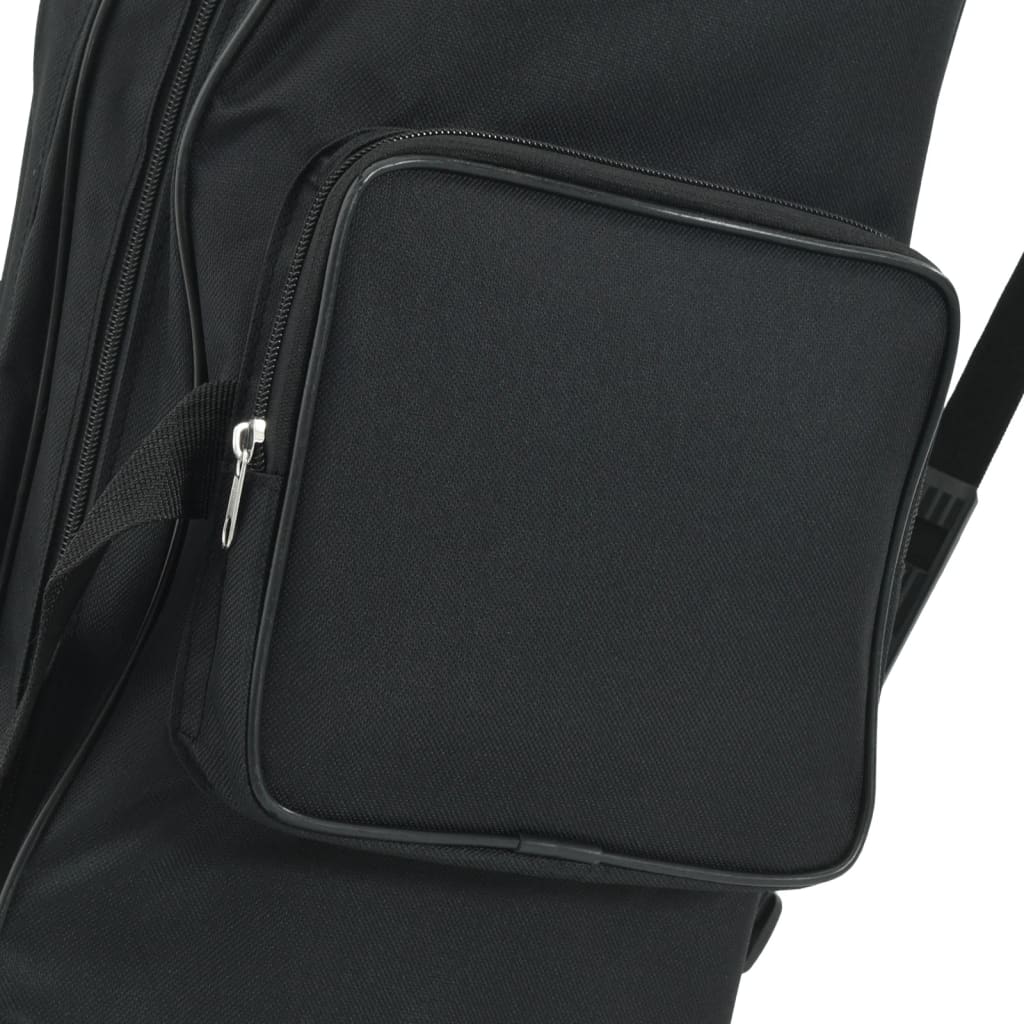 Borsa per Canna da Pesca Nera 150 cm in Tessuto Oxford