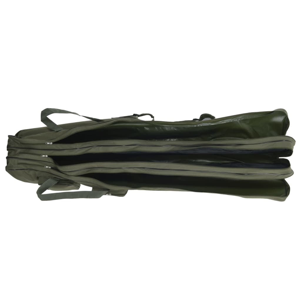 Borsa per Canna da Pesca Verde 160 cm in Tessuto Oxford