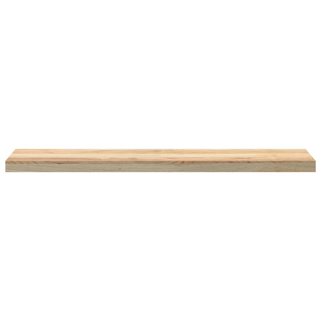 Davanzali 2 pz Non Trattati 110x20x2cm Legno Massello di Rovere