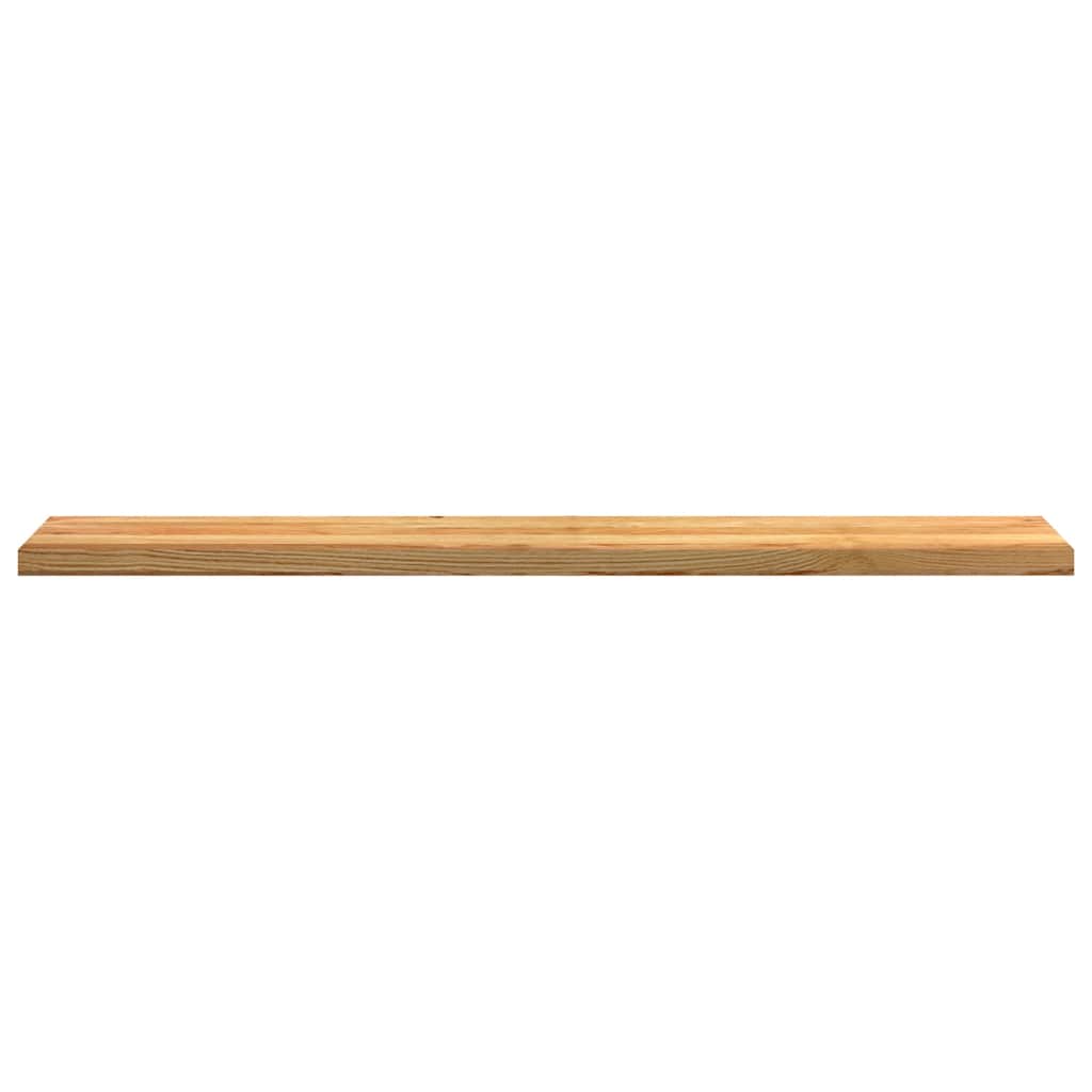 Davanzali 2 pz Marrone Chiaro 160x25x2cm Legno Massello Rovere