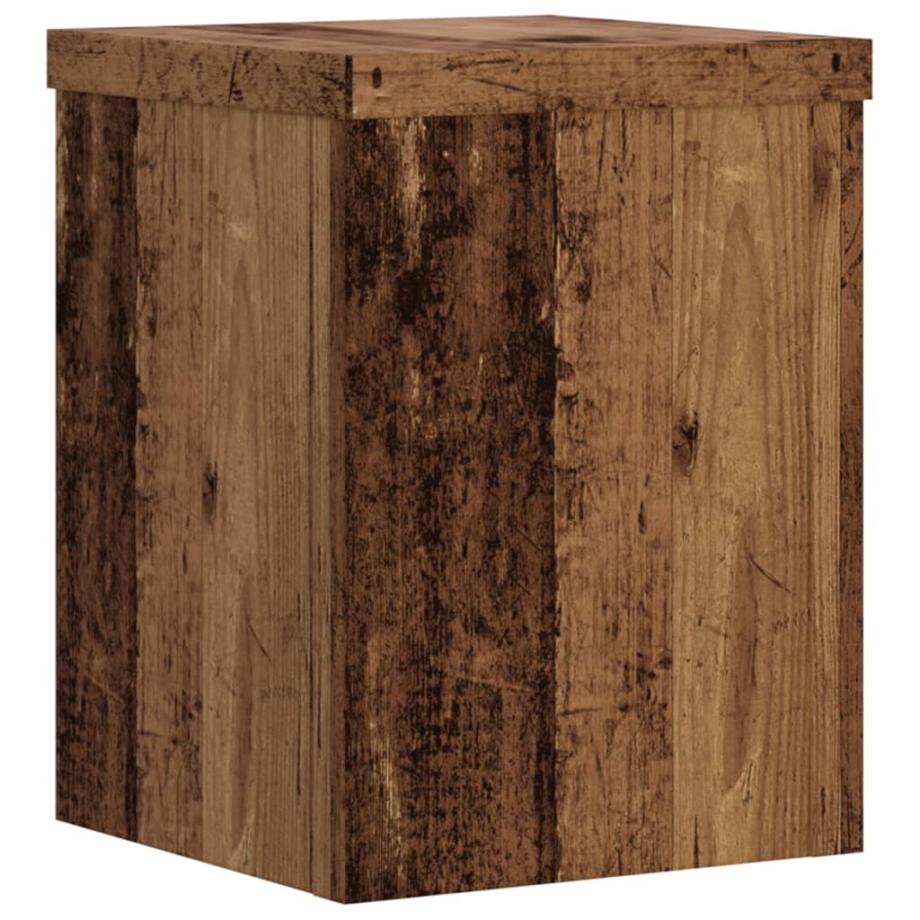 Supporti per Piante 2 pz Legno 15x15x20 cm Legno Multistrato