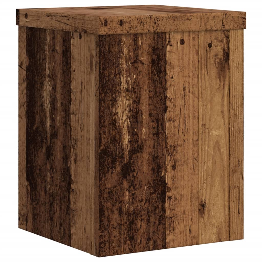 Supporti per Piante 2 pz Legno 15x15x20 cm Legno Multistrato