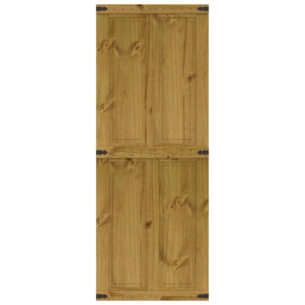 Porta per Granaio CORONA 80x210 cm in Legno Massello di Pino