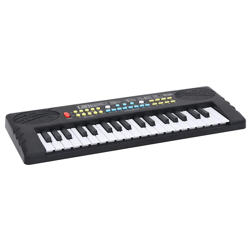 Tastiera Elettrica Pianoforte a 37 Tasti Microfono per Bambini