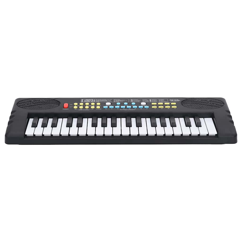 Tastiera Elettrica Pianoforte a 37 Tasti Microfono per Bambini