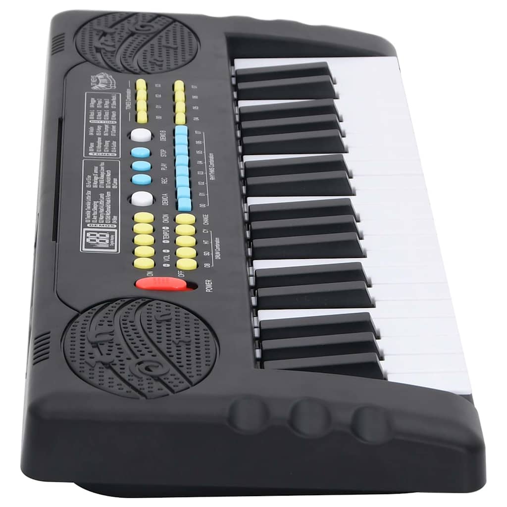Tastiera Elettrica Pianoforte a 37 Tasti Microfono per Bambini