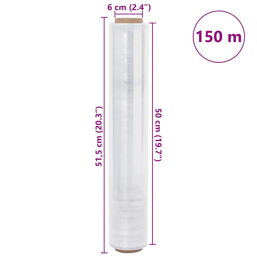 Film Estensibile 6 pz Trasparente 17 ?m 50 cm x 150 m