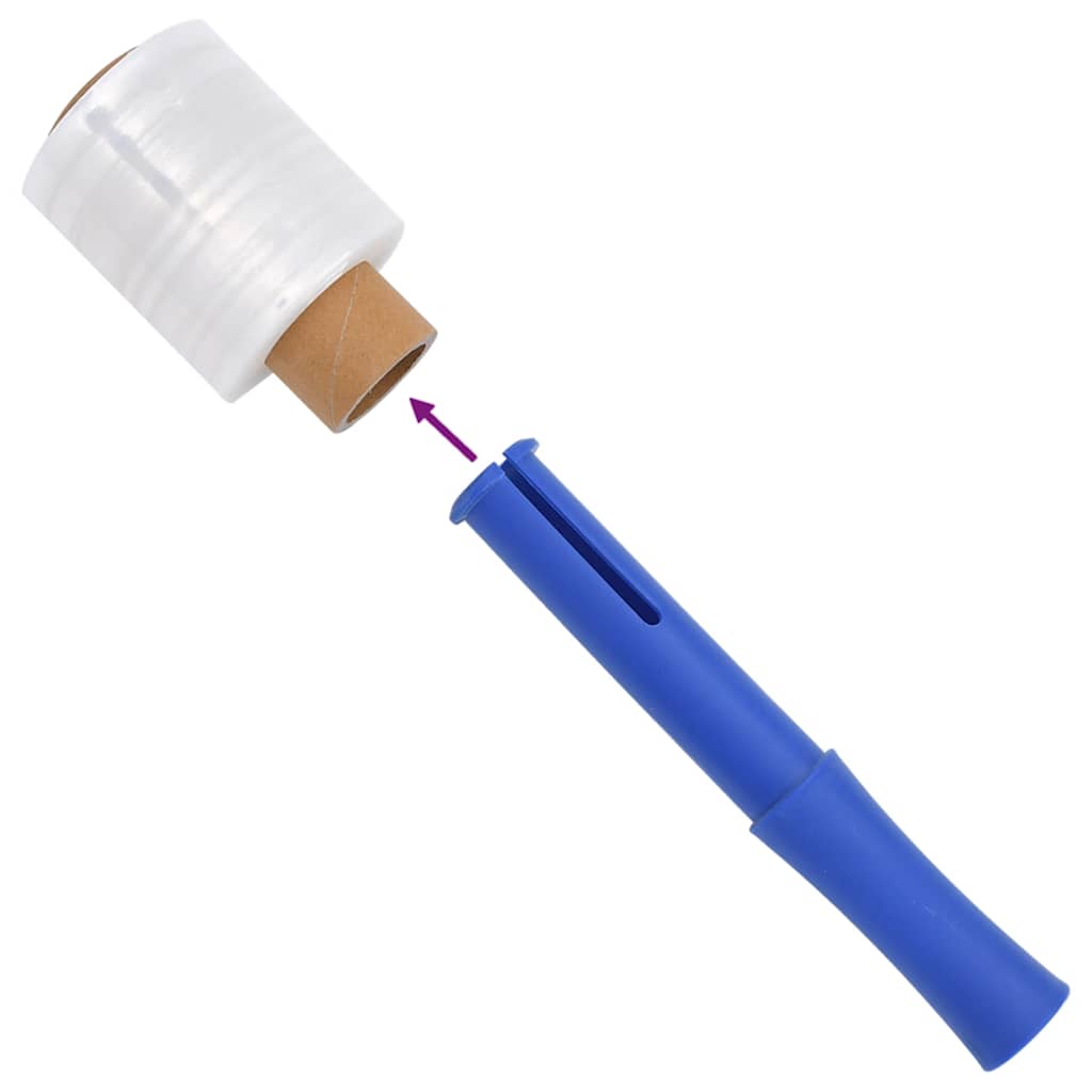 Film Estensibile con Manico 10 pz Trasparente 23 ?m 50cm x 150m