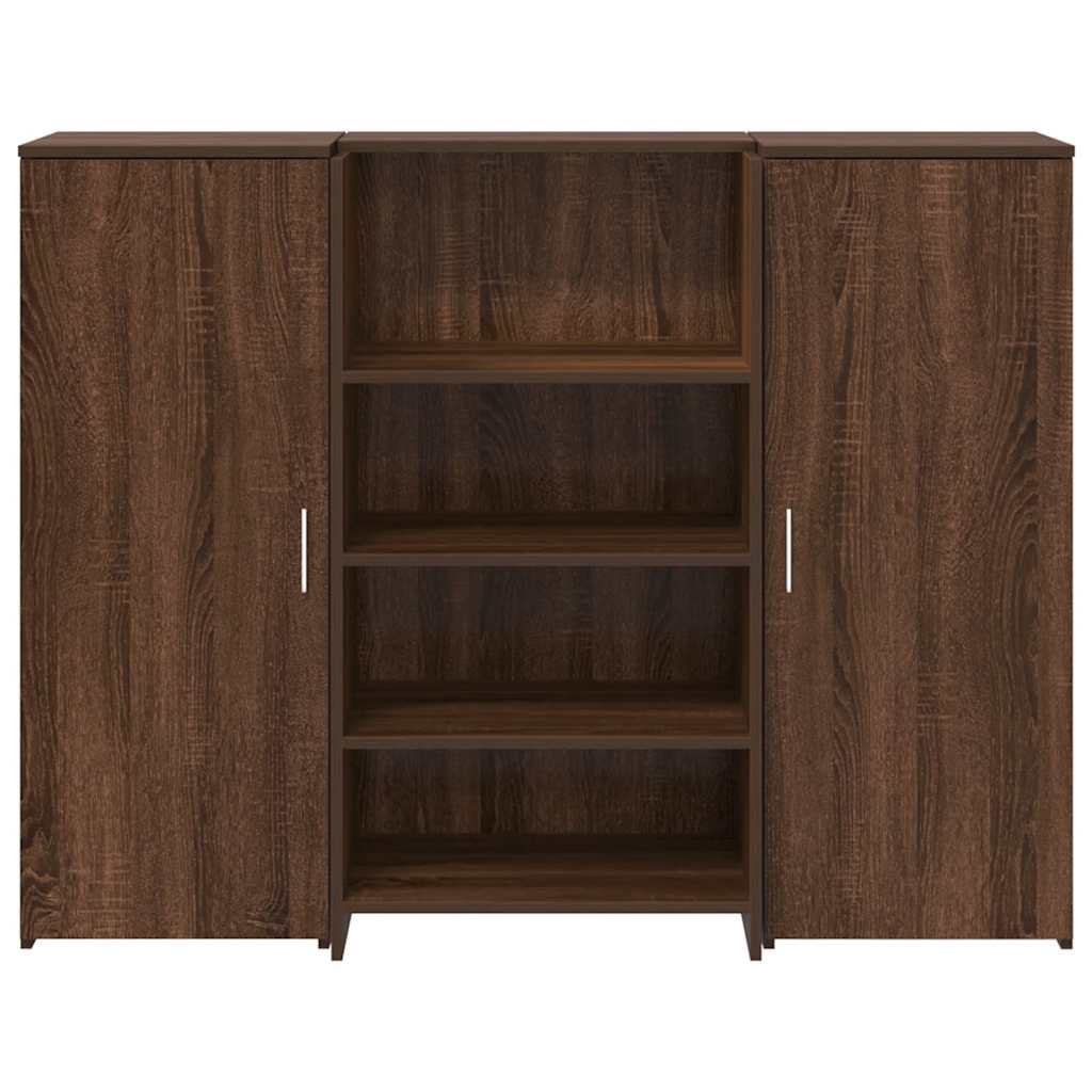 Banco Reception Rovere Marrone 135x50x103,5cm Legno Multistrato