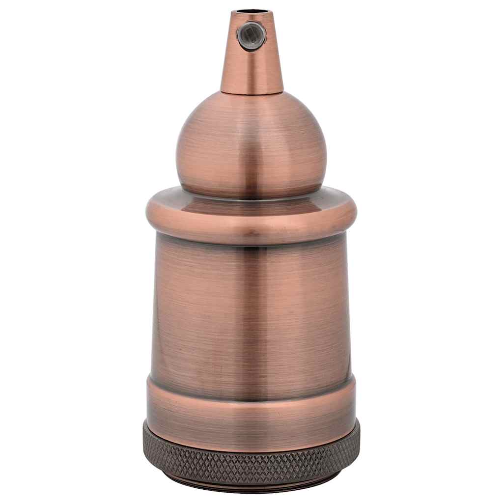 Portalampade 2 pz Rosso Bronzo E27