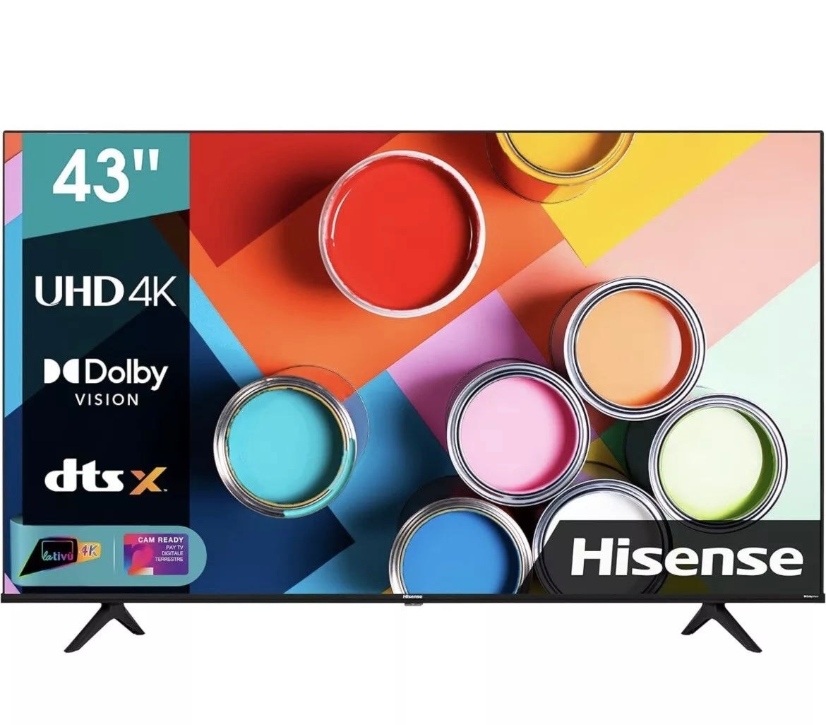 Hisense SMART TV 43 Pollici UHD 4K Dolby Vision Controlli Vocali HEVC OFFERTA ✅
