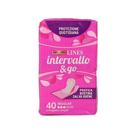 LINES INTERVALLO & GO RIPIEGATI 40 PZ. SALVASLIP
