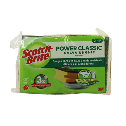 SCOTCH BRITE STROFINETTO SPUGNA SALVA DITA 2 PZ.+CONCORSO