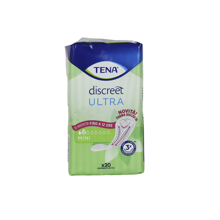 TENA DISCREET ULTRA MINI 20 PZ ASSORBENTI DISPOSITIVO MEDICO CE CL1