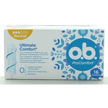 O.B. PROCOMFORT NORMAL 16 PZ ASSORBENTI INTERNI