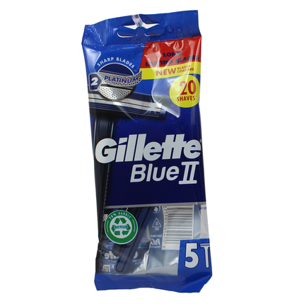 GILLETTE BLUE II RASOIO BILAMA 5 PZ.