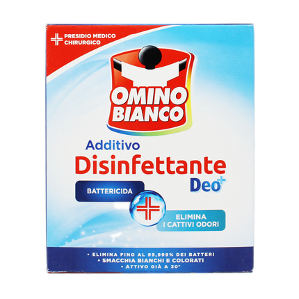 OMINO BIANCO ADDITIVO DISINFETTANTE DEO+ POLVERE 450 GR