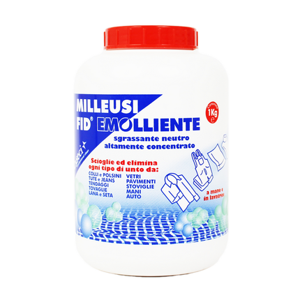 FID MILLEUSI EMOLLIENTE SGRASSATORE NEUTRO ALTAMENTE CONCENTRATO BARATTOLO 1 KG.