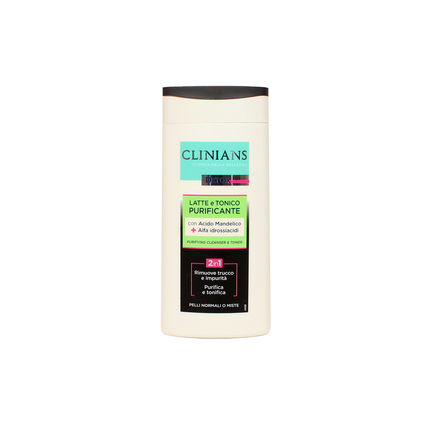 CLINIANS DETOX LATTE+TONICO PURE BEAUTY PURIFICANTE 200ML