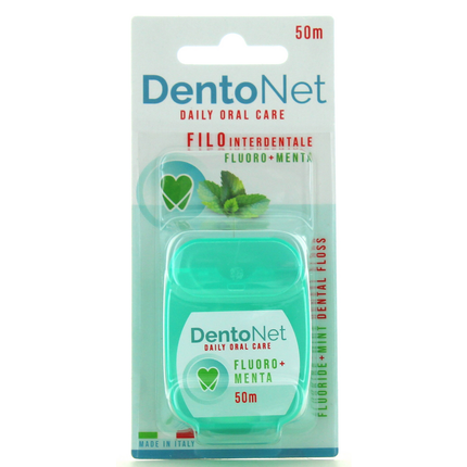 DENTONET FILO INTERDENTALE AL FLUORO E MENTA 50 MT