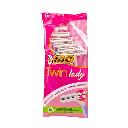 BIC RASOIO TWIN LADY 2 LAME 6 PEZZI