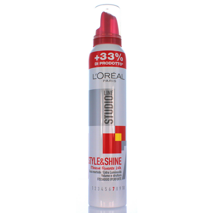 STUDIO LINE STYLE&SHINE SPUMA IPERFORTE 150+50 ML